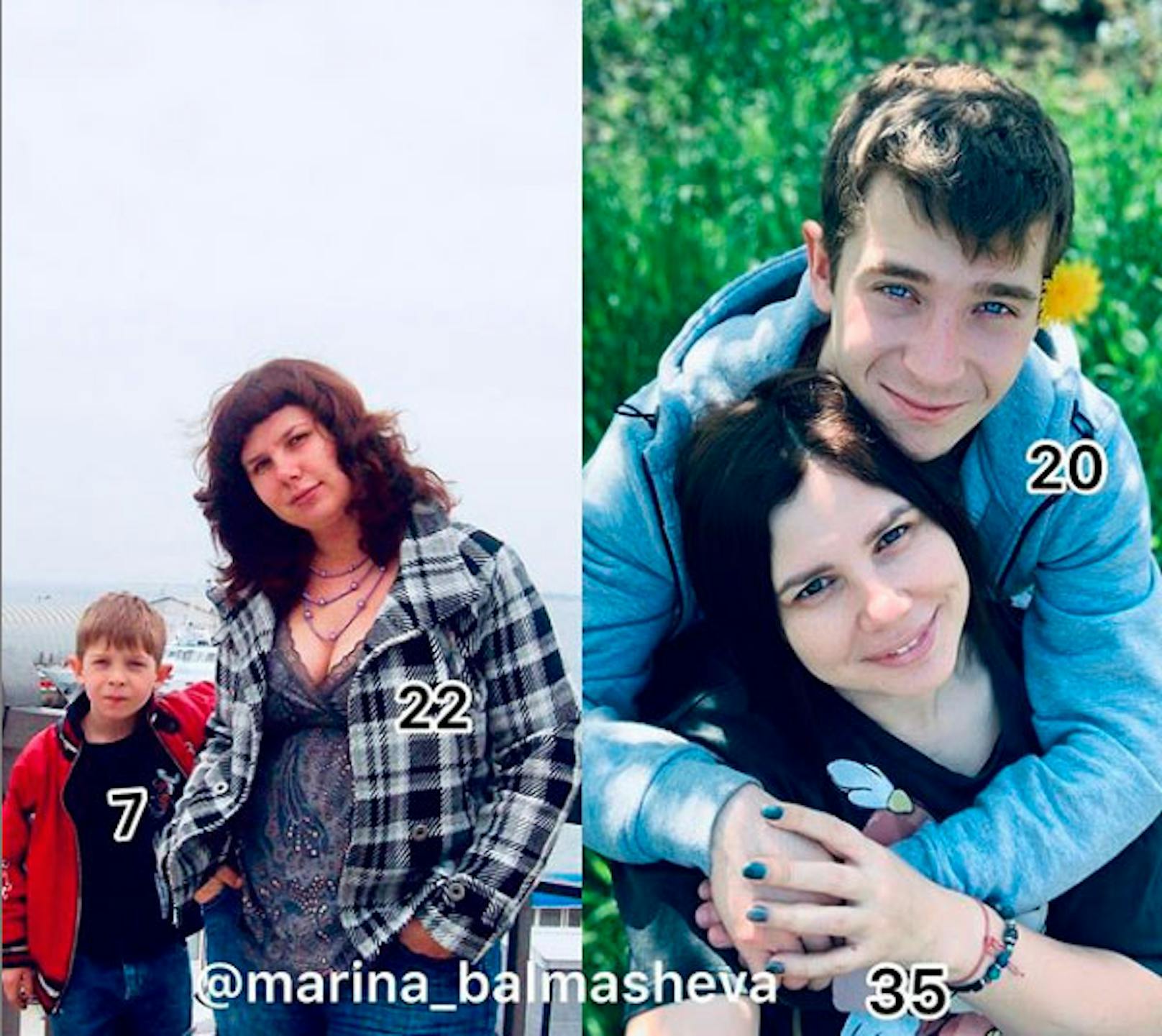 Mit einem 13 Jahre alten Foto, das sie mit 22 und ihren Stiefsohn mit 7 zeigt, sorgte sie für Wirbel.