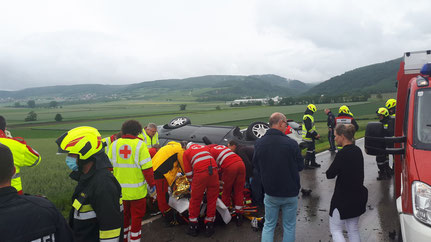 Ein Foto vom Rettungseinsatz.