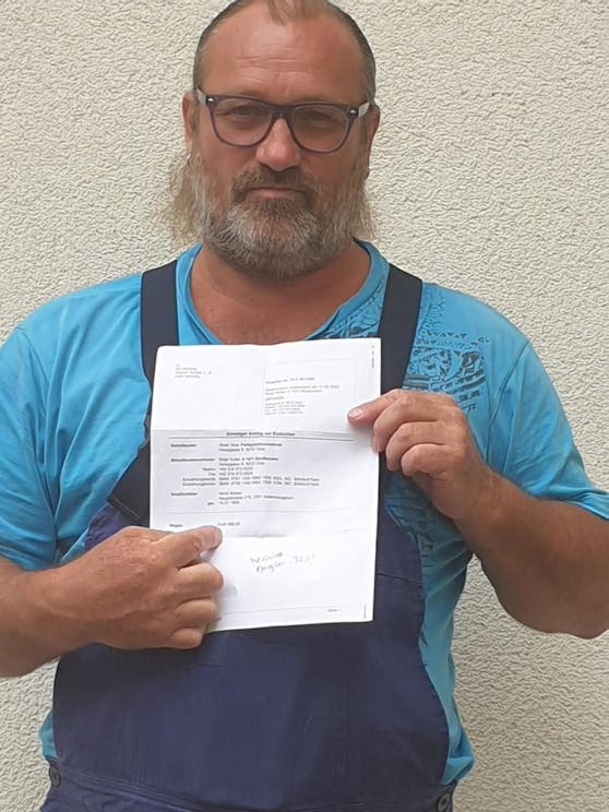 Horst K. (50) und sein teurer Bescheid.