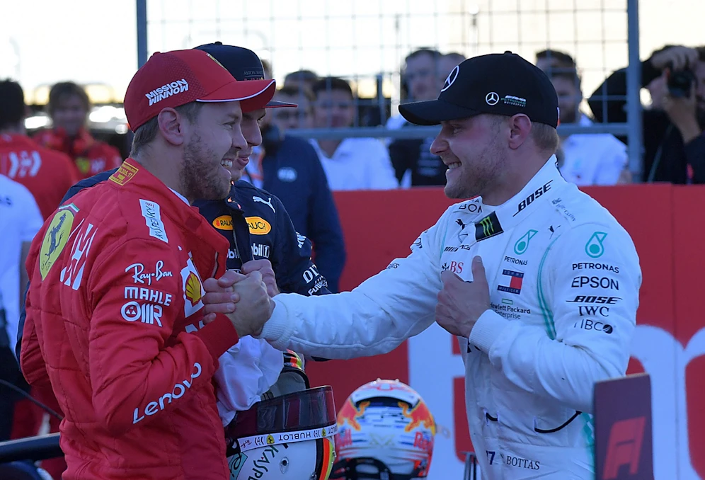 Sebastian Vettel, Valtteri Bottas