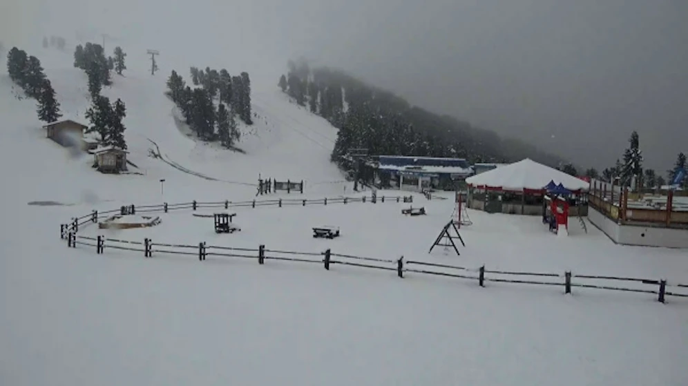 Zu Fronleichnam liegt heuer Schnee.