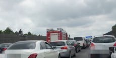 Unfall führte zu Totalsperre der Südautobahn