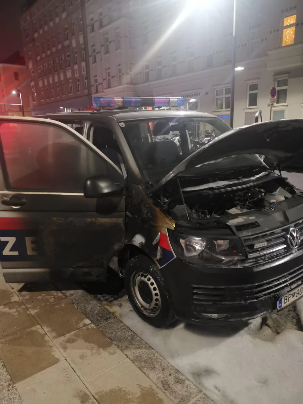 Spur der Verwüstung in Wien