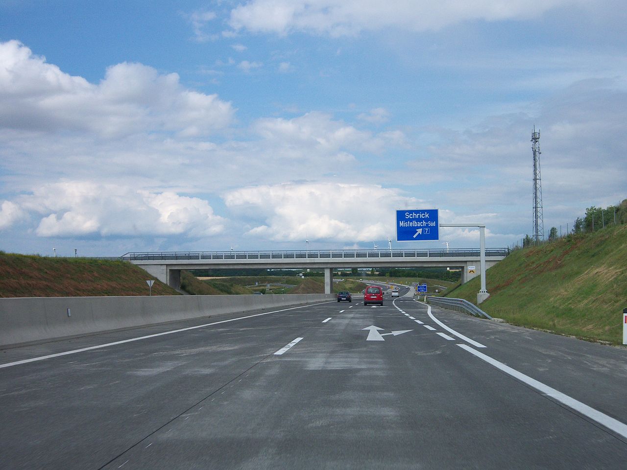 Hier wurden die Biker gestoppt.