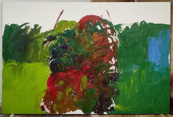 Eines von Nitsch' neuen Werken.
