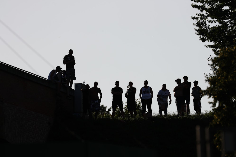 Austria-Fans In Mattersburg.