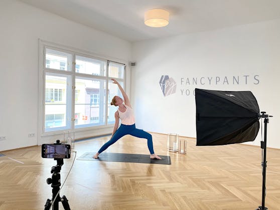 Auch das Wiener Yoga-Studio "fancypantsyoga" setzt auf die neue Softwarelösung von "Eversports".