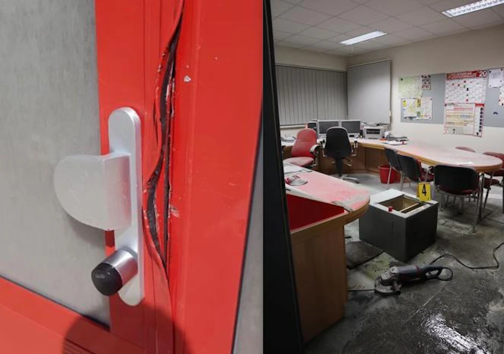 Einbrecher knackten Tresor, der Sachschaden ist enorm.