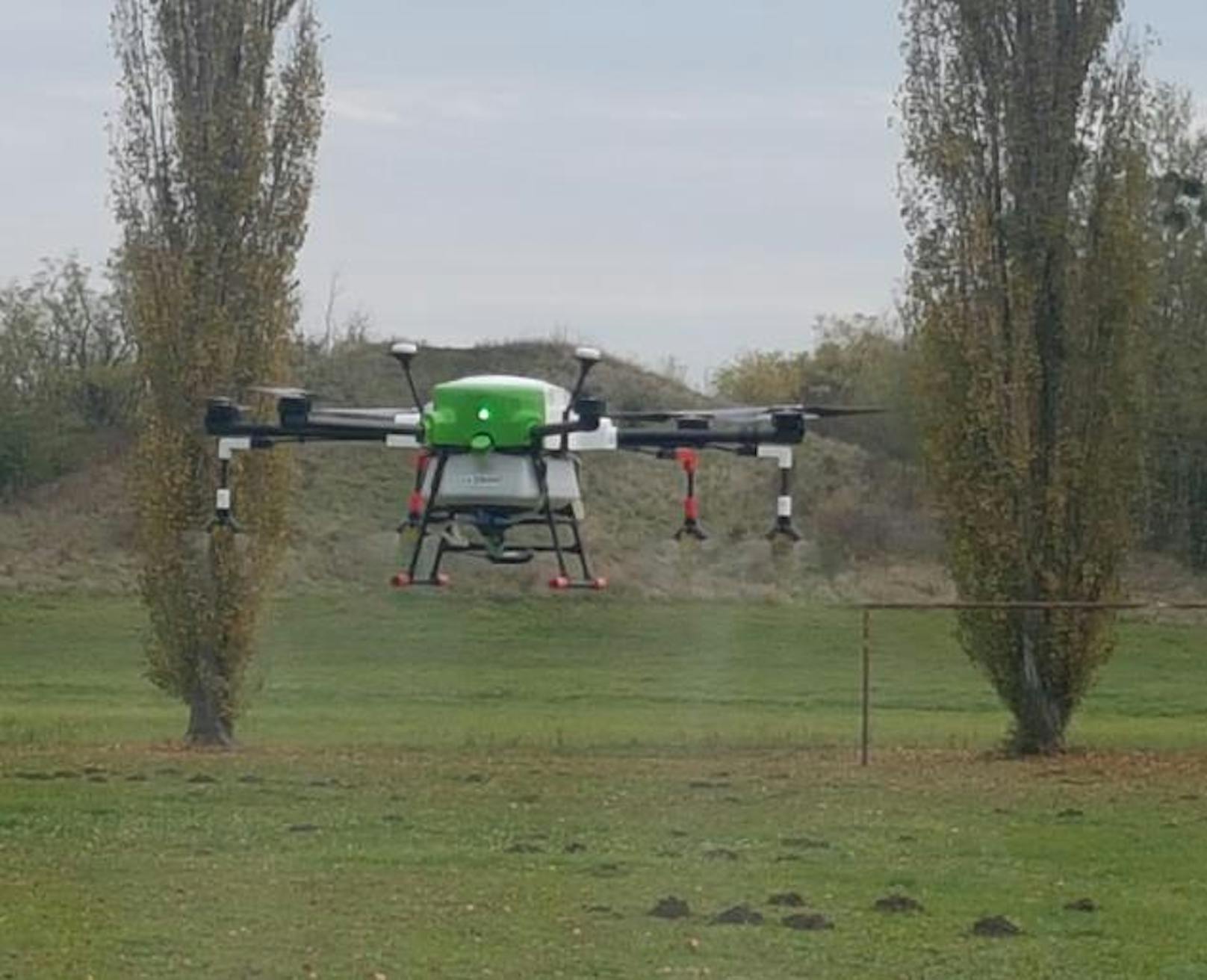 Drohnen-Test in Hohenau.