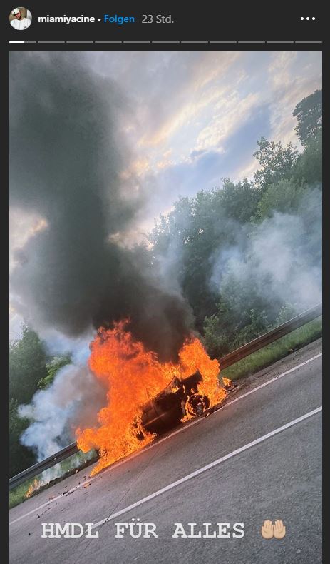 Auf Insta postete der Rapper das Foto.