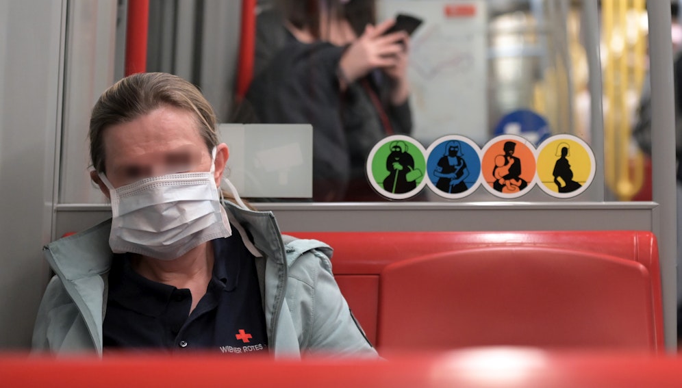 In den Wiener Linien herrscht Maskenpflicht.&nbsp;