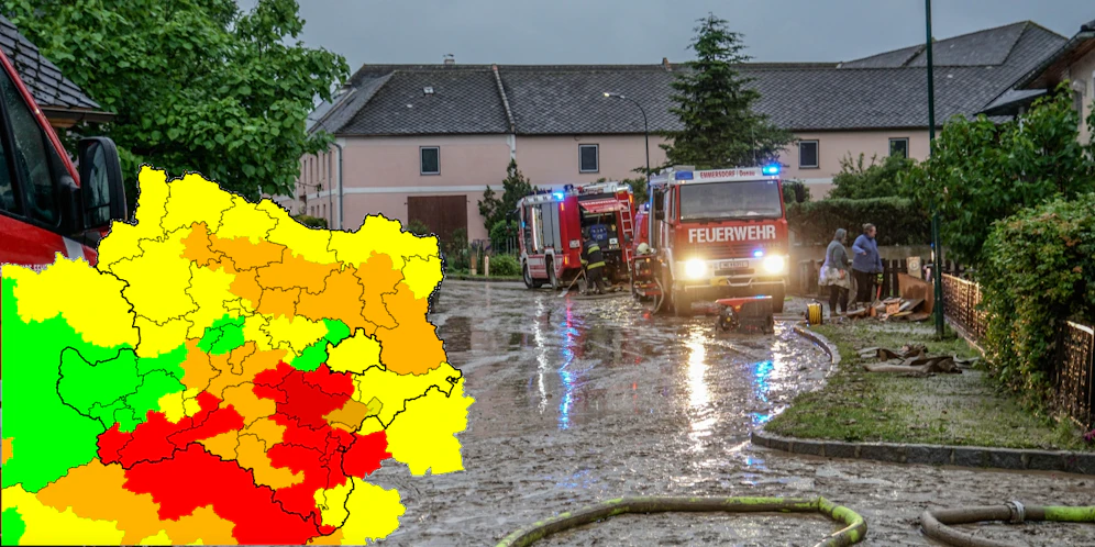 Erst vergangene Woche kam es zu schweren Unwettern.