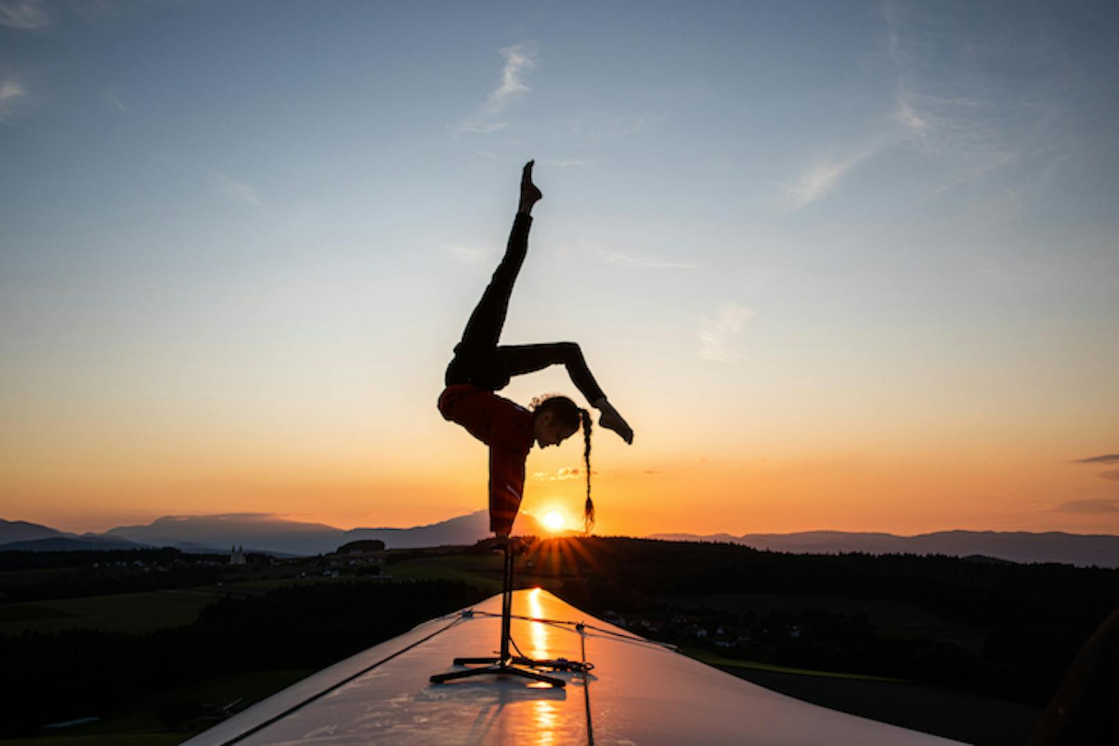 "Supertalent" zeigt Akrobatik-Stunt auf Windradspitze