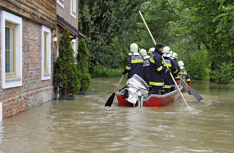 Die ganze Woche wird es regnen. Gefahr von Hochwasser!