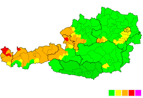 Wetterwarnstufe rot in einigen Bezirken im Westen: Hier drohen Überschwemmungen durch Starkregen