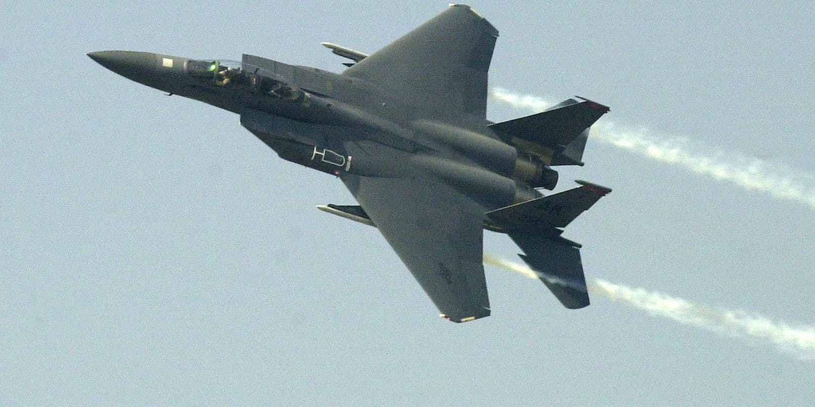 Ein F-15-Kampfjet der US-Luftwaffe