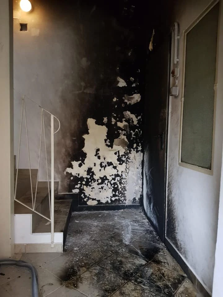 Schäden nach Brand.