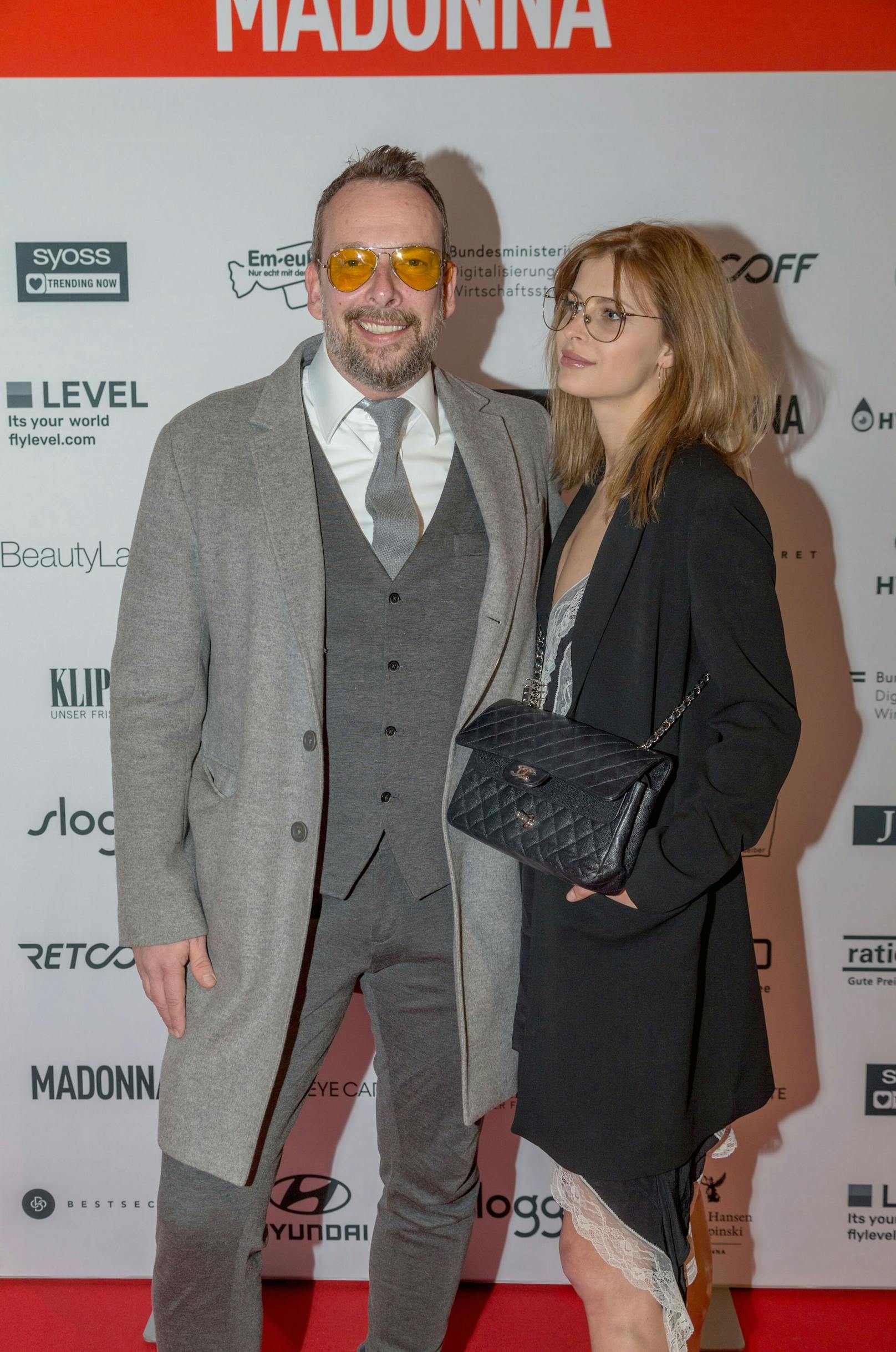 Robert Kratky mit seiner Ex-Lebensgefährtin Franziska Sumberaz<br>