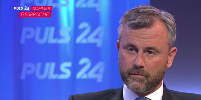 Norbert Hofer skeptisch beim Thema Bundesregierung.