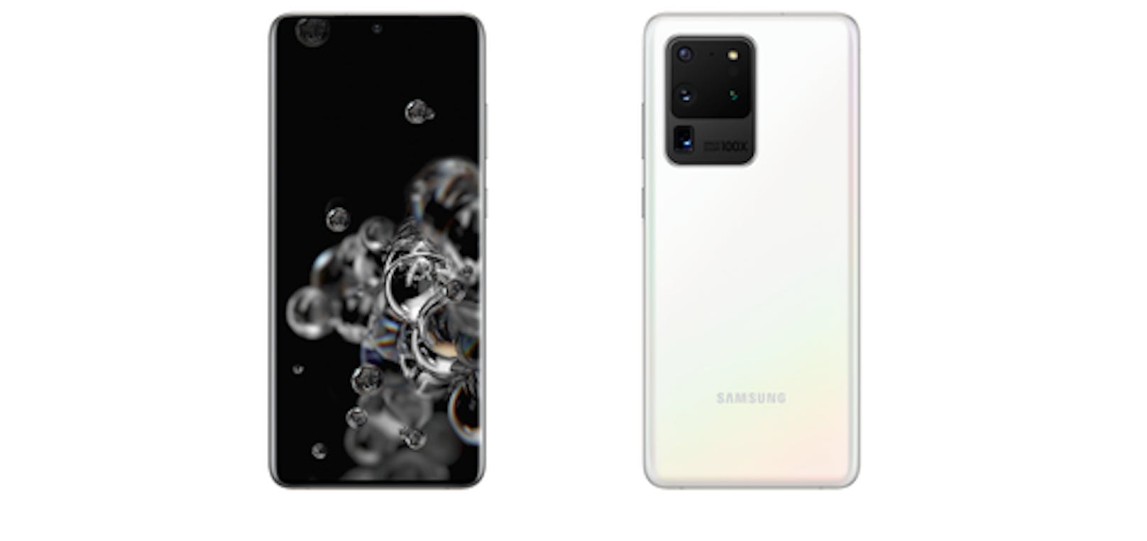 "Cloud White": Neue Farbe für das Flaggschiff-Smartphone Galaxy S20 Ultra 5G.
