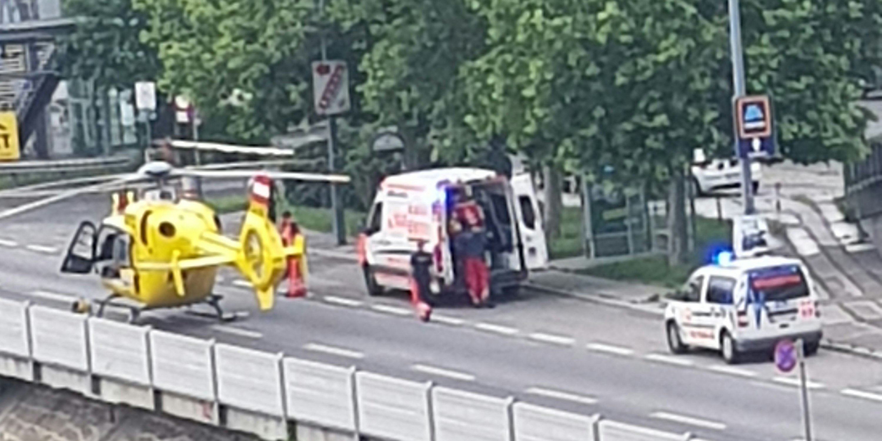 Schwerer Unfall in Wien-Penzing
