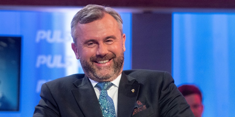 Gut gelaunter Norbert Hofer bei den Sommergesprächen.