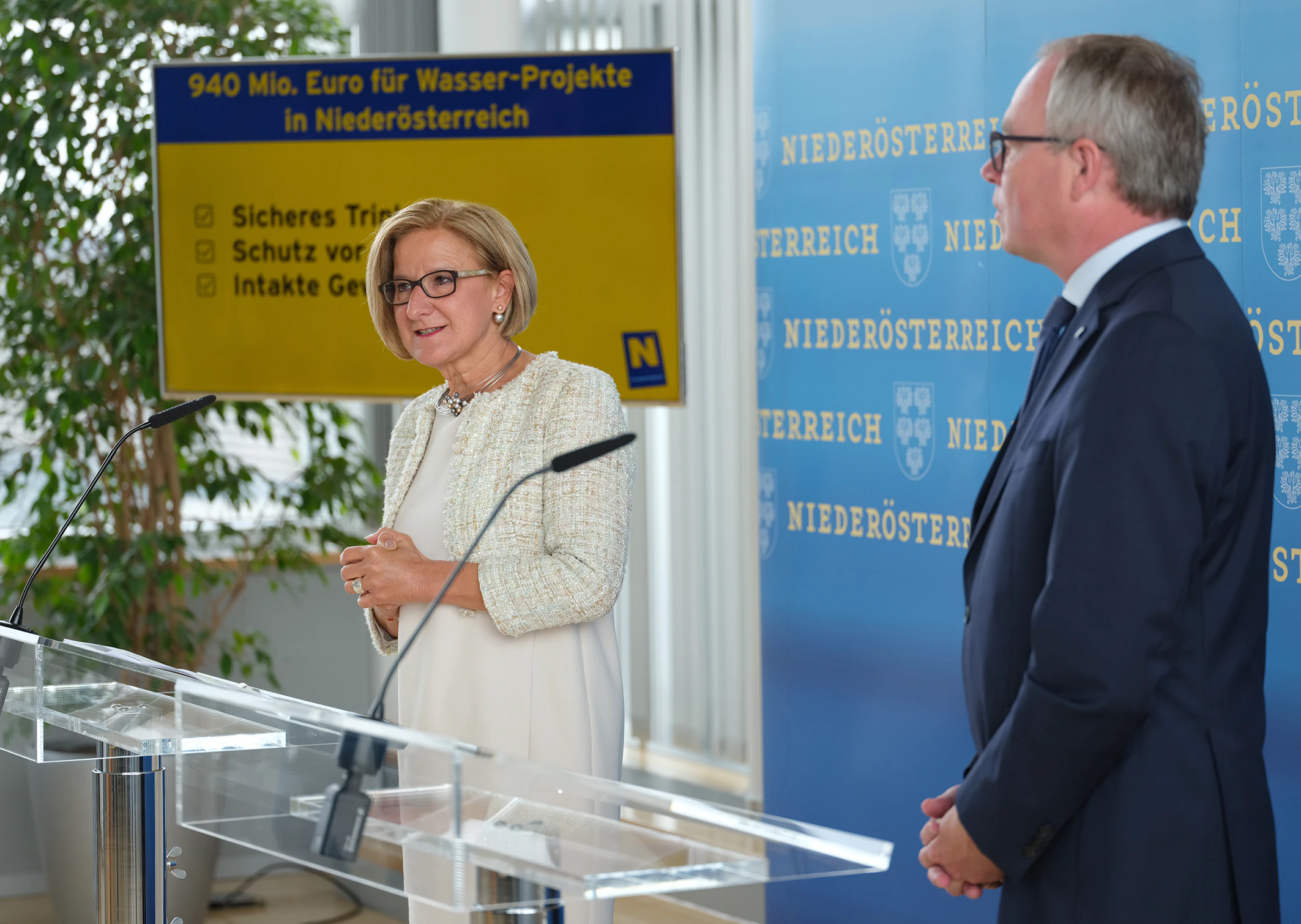 Mikl-Leitner und Pernkopf