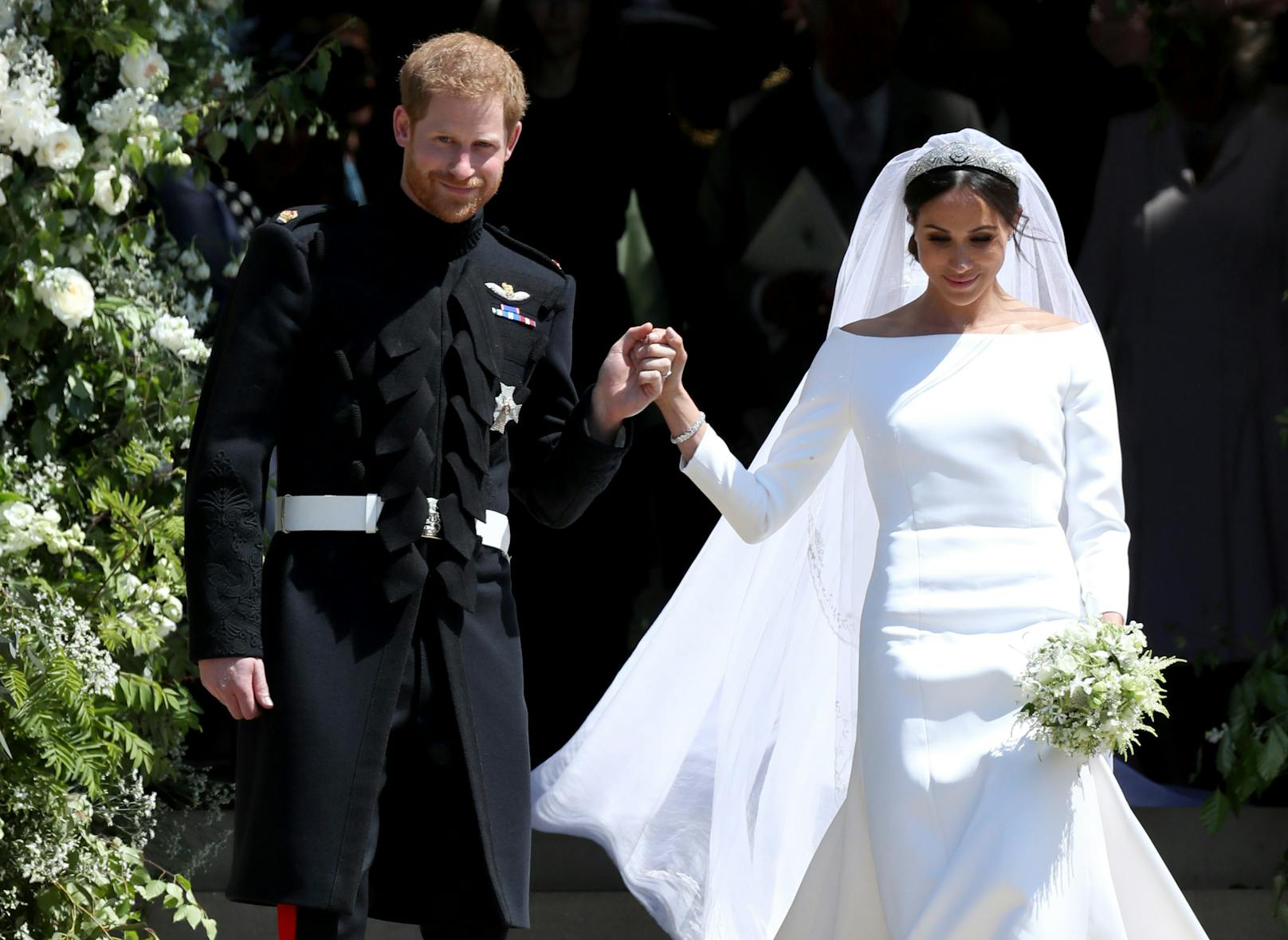 Das Brautkleid für Meghan Markles royale Hochzeit mit Prinz Harry.