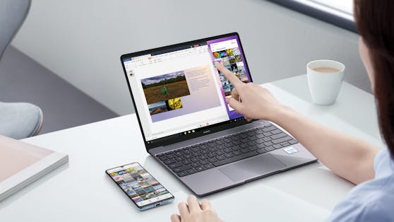Das Huawei MateBook X Pro erfüllt alle Ansprüche an das moderne Arbeiten - ob im Büro oder im Homeoffice.