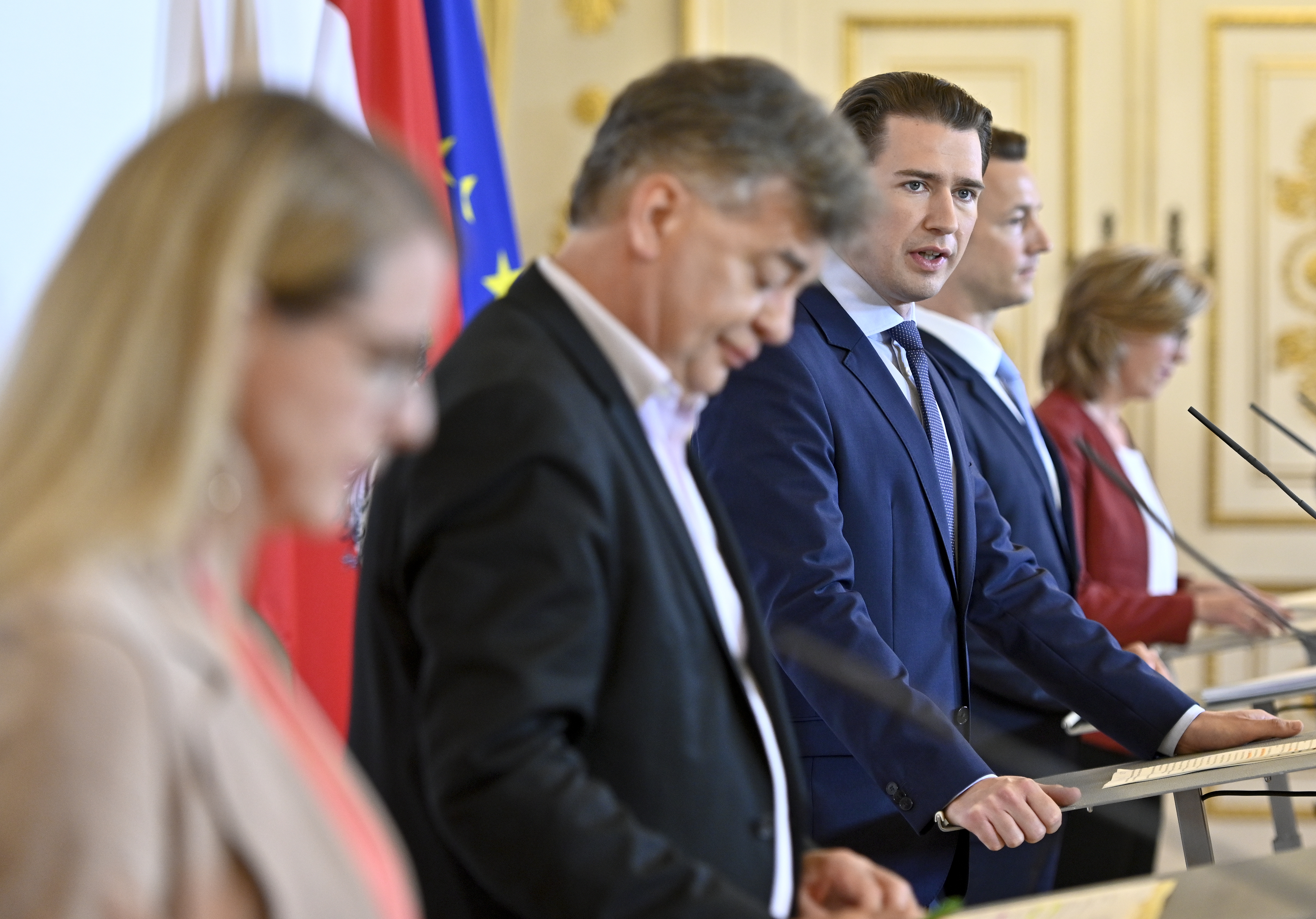 Regierungsklausur Kurz Kogler