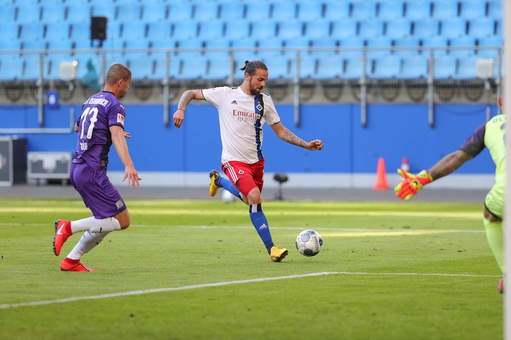 Martin Harnik trifft, doch der HSV gewinnt nicht. 