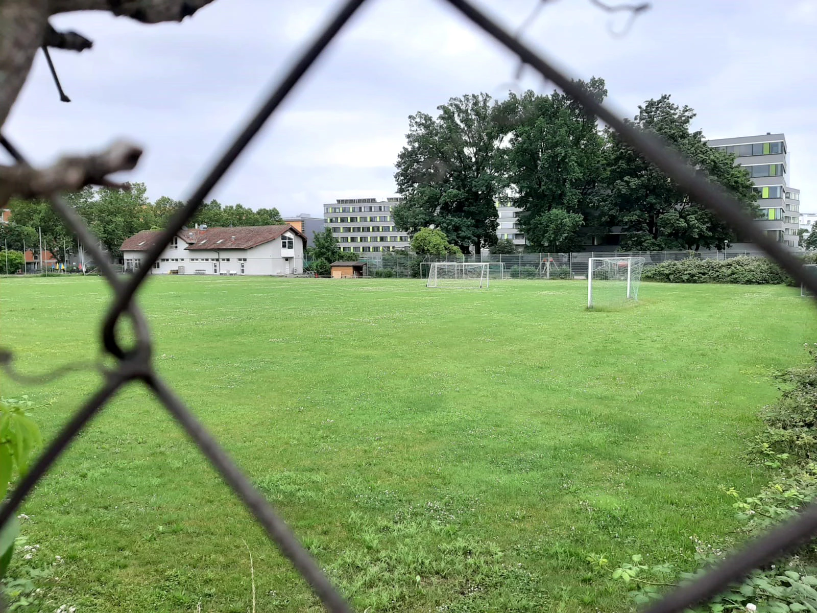 Diesen Sportplatz will die Stadt Linz an die Gewerkschaft verkaufen.