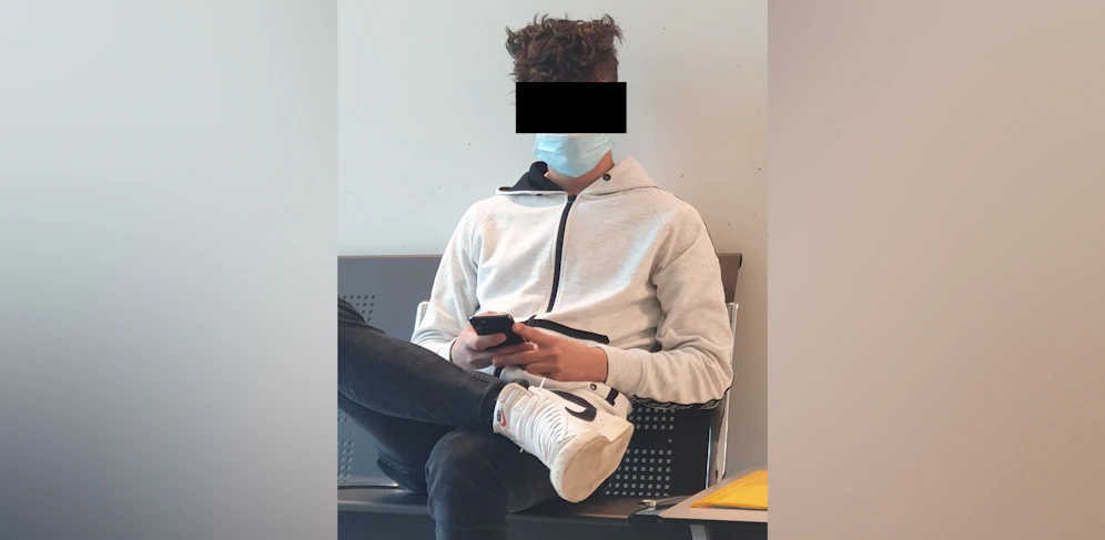 Angeklagter vor Gericht