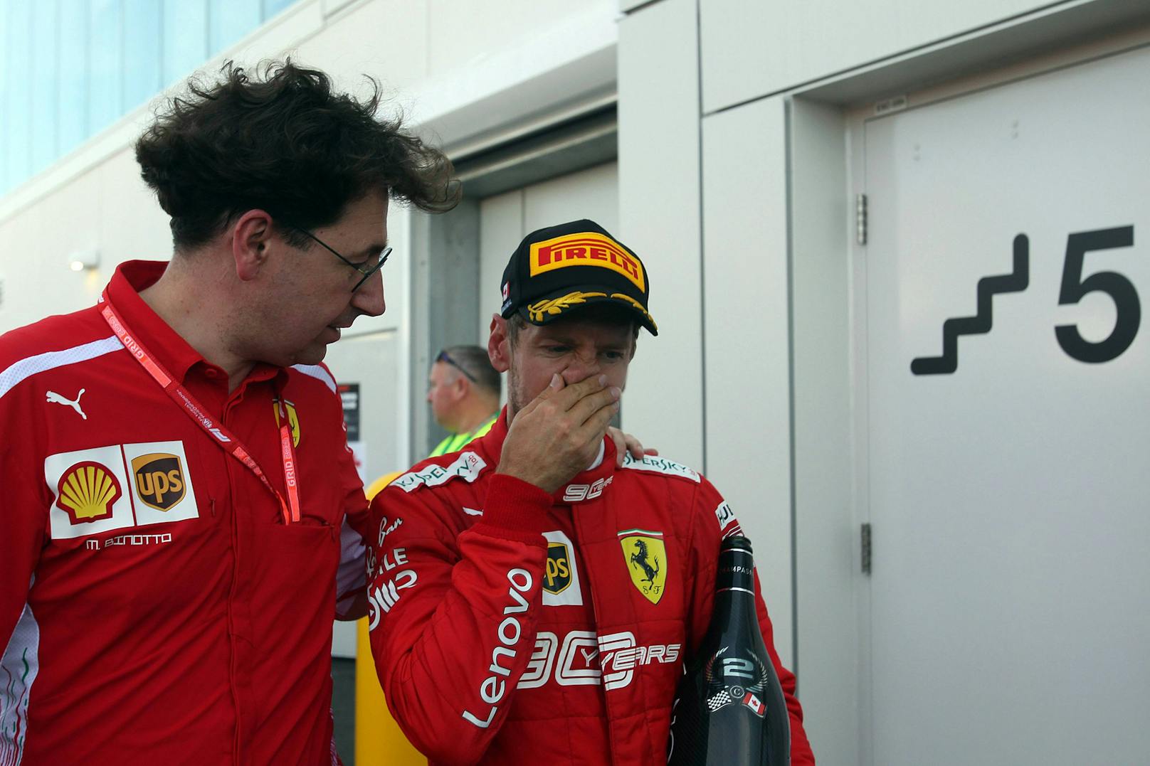 Mattia Binotto stichelt gegen Sebastian Vettel. 
