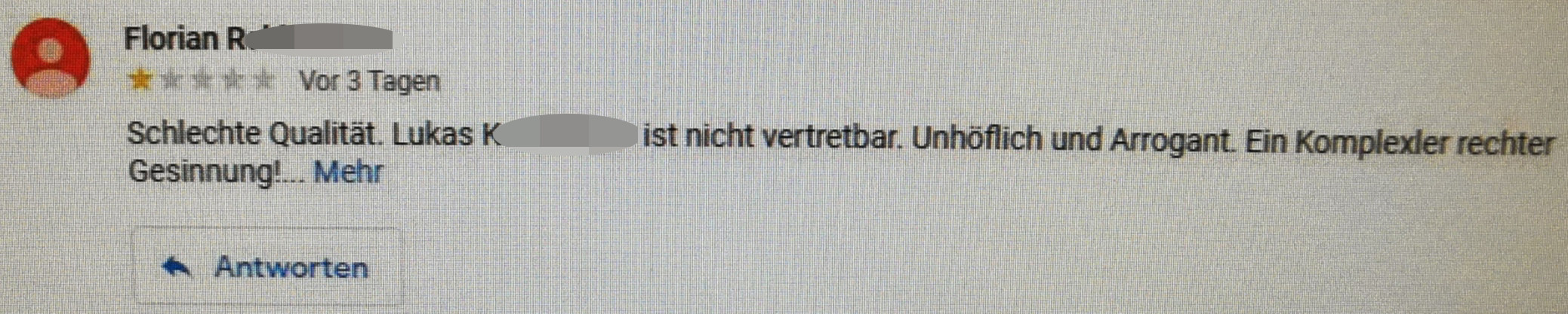 Der Wut-Wirt vom Attersee rächte sich mit einem Posting an den Arbeitgeber.
