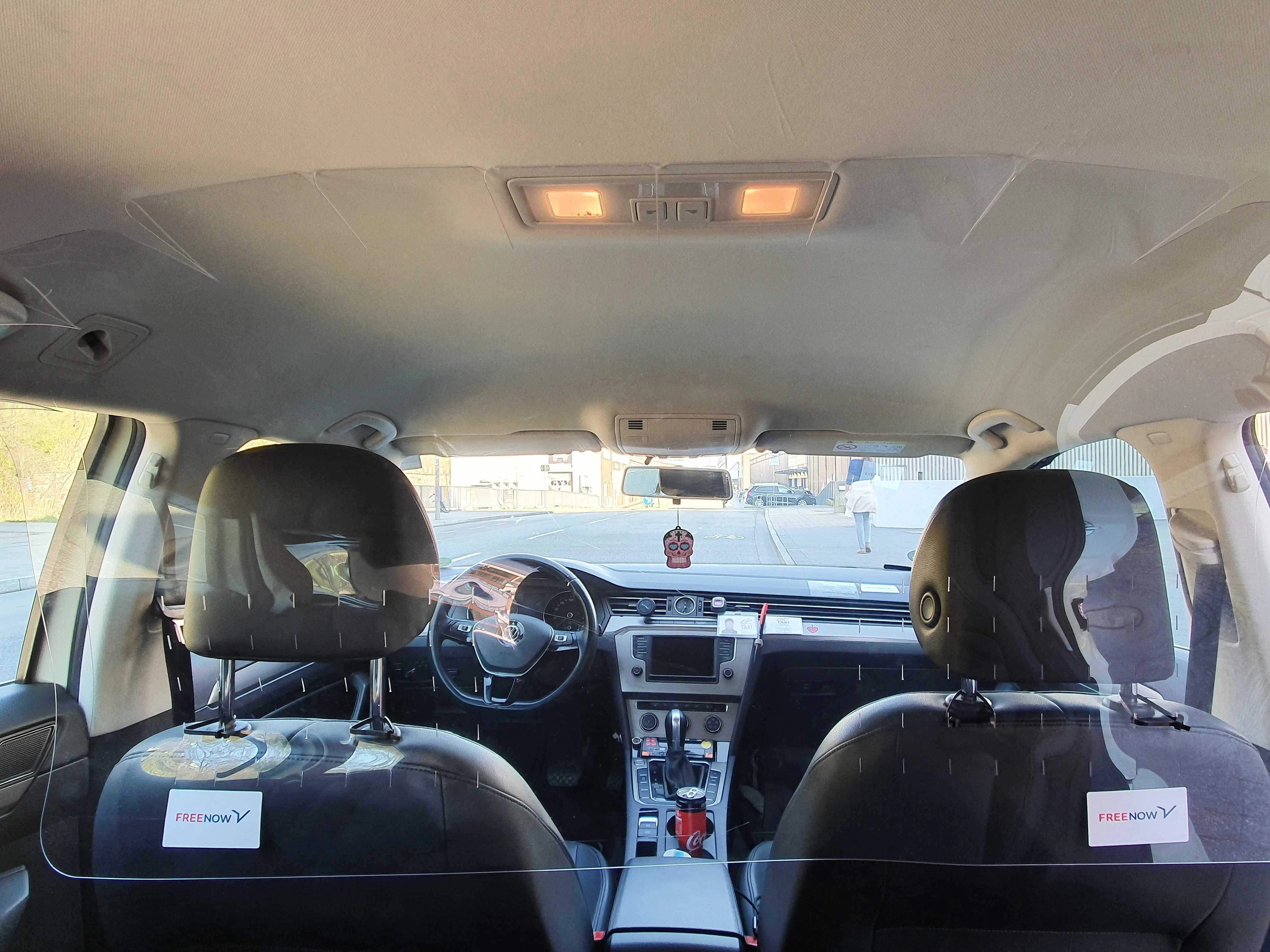 In Wien sind aktuell 40 Prozent der derzeit aktiven Free Now Flotte mit Trennwänden ausgestattet. 