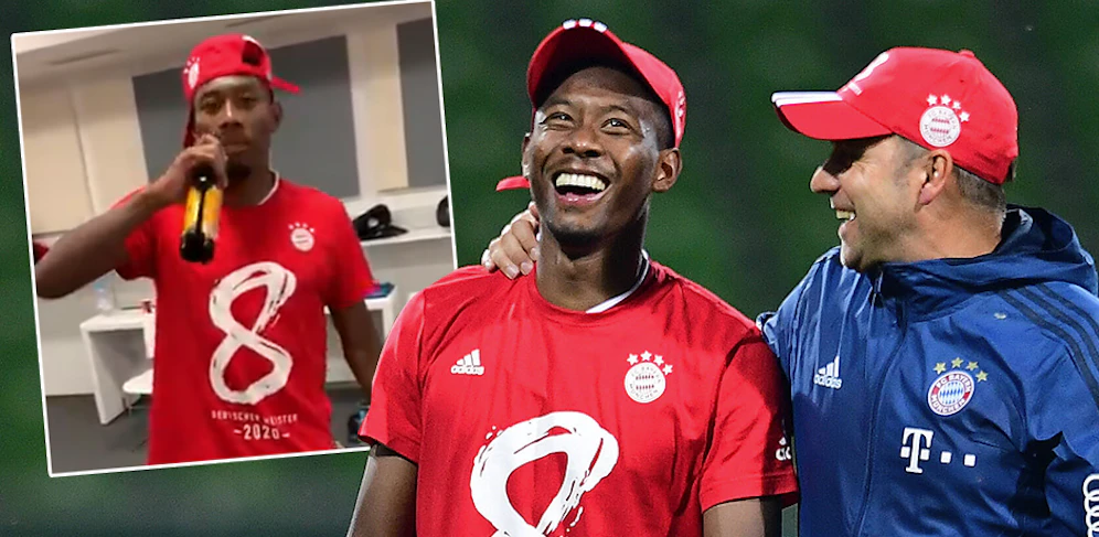 David Alaba lässt es krachen.