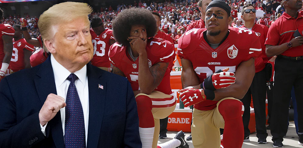Donald Trump und Colin Kaepernick haben eine bewegte Beziehung