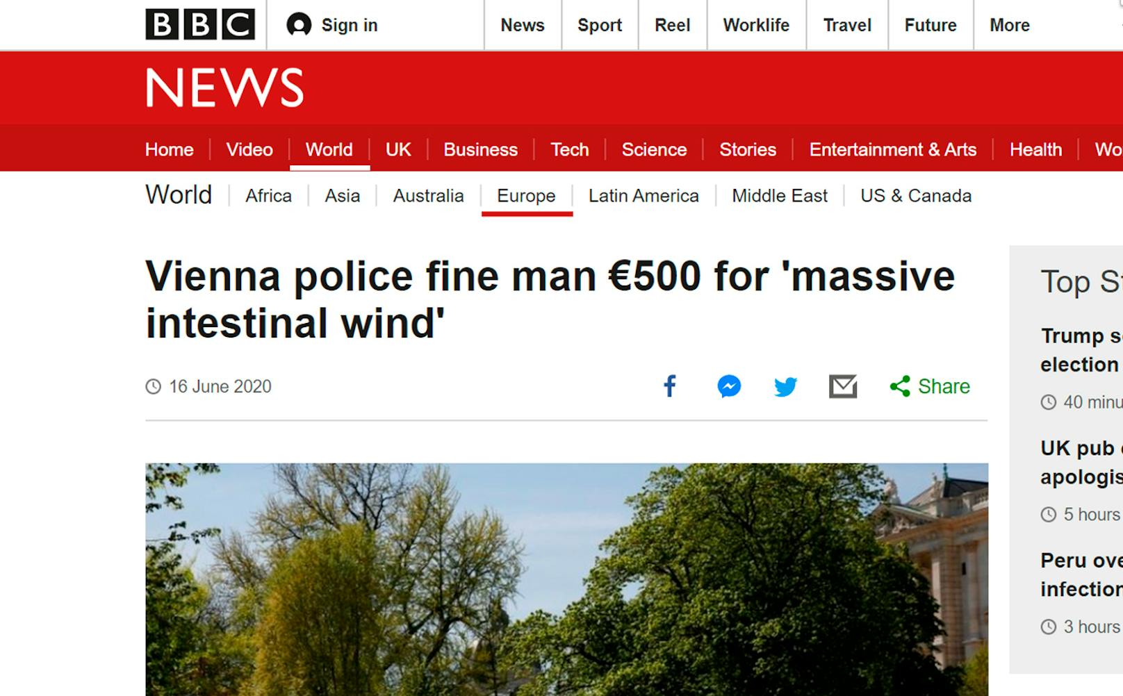 Auf der anderen Seite des Ärmelkanals bekamen Medien Wind von der skurrilen Causa. Sowohl die BBC,...