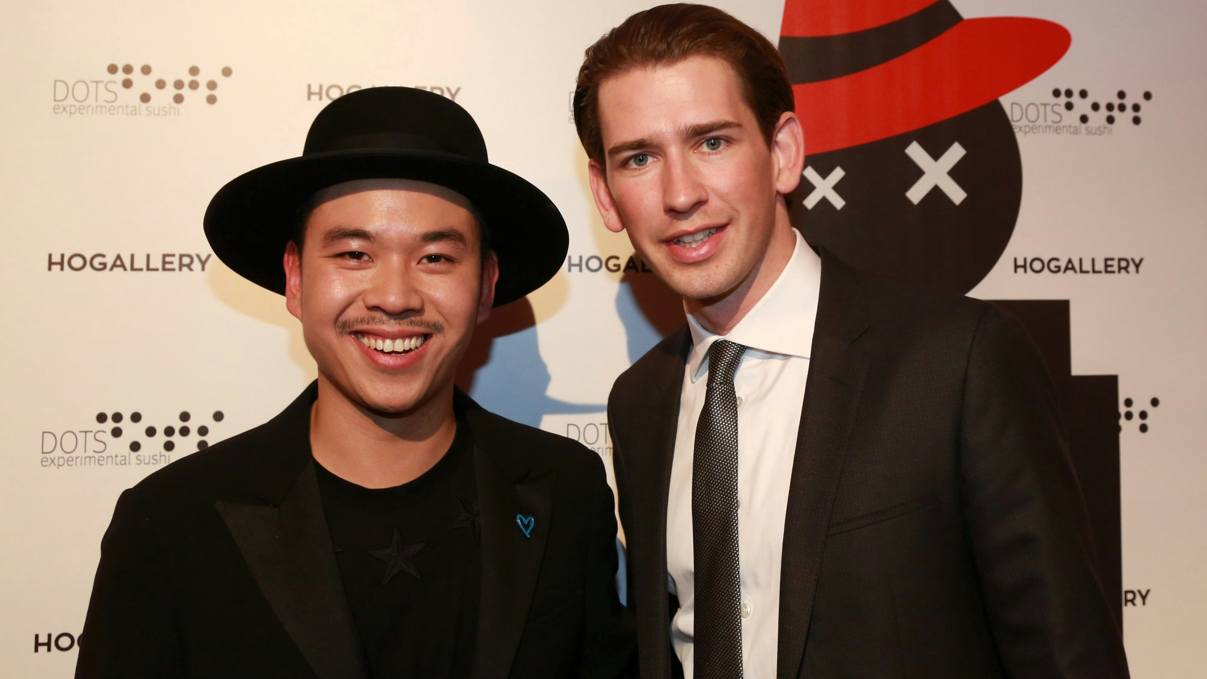 Martin Ho und Kanzler Sebastian Kurz