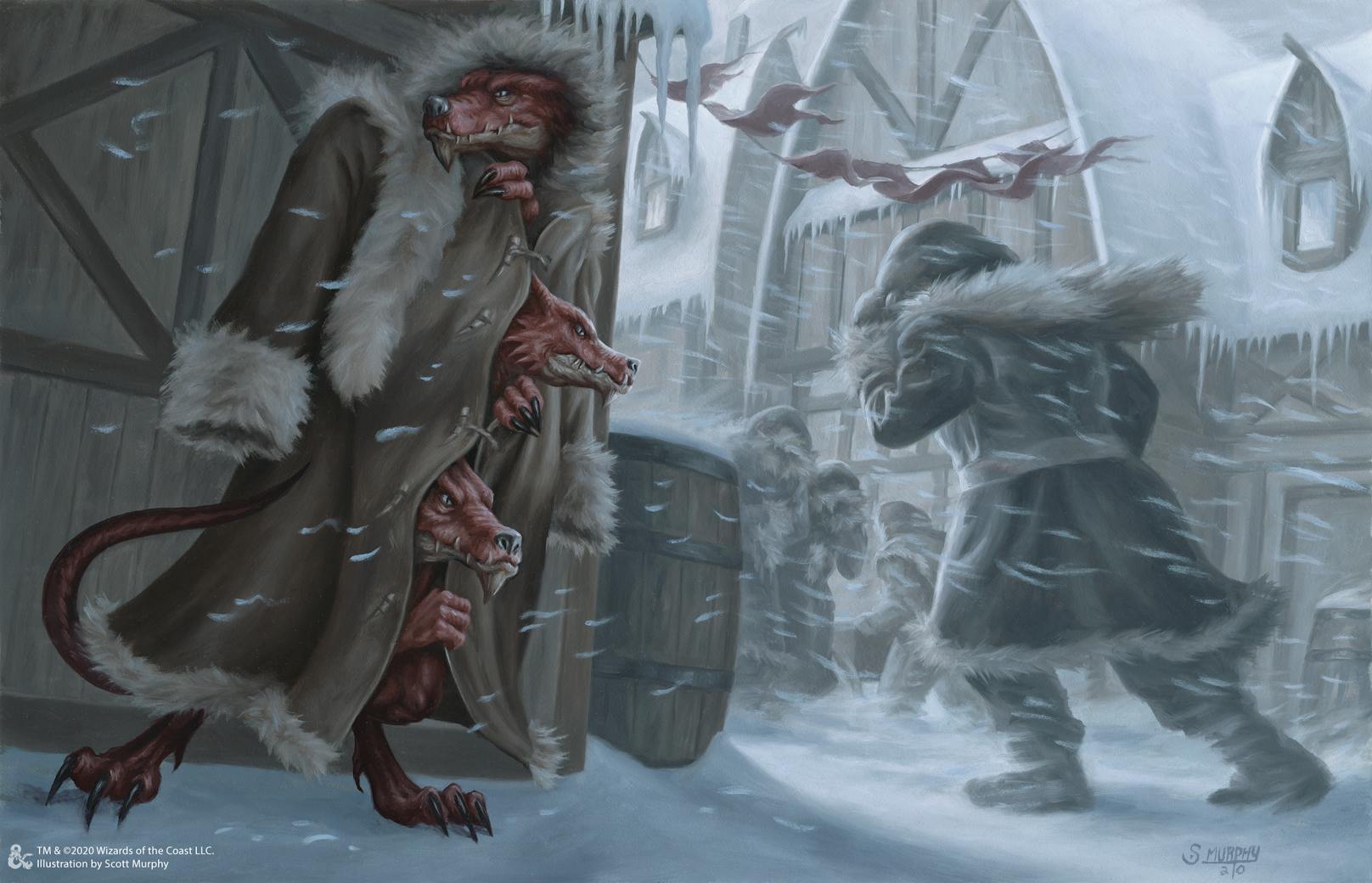 Eine Illustration aus "Icewind Dale: Rime of the Frostmaiden".