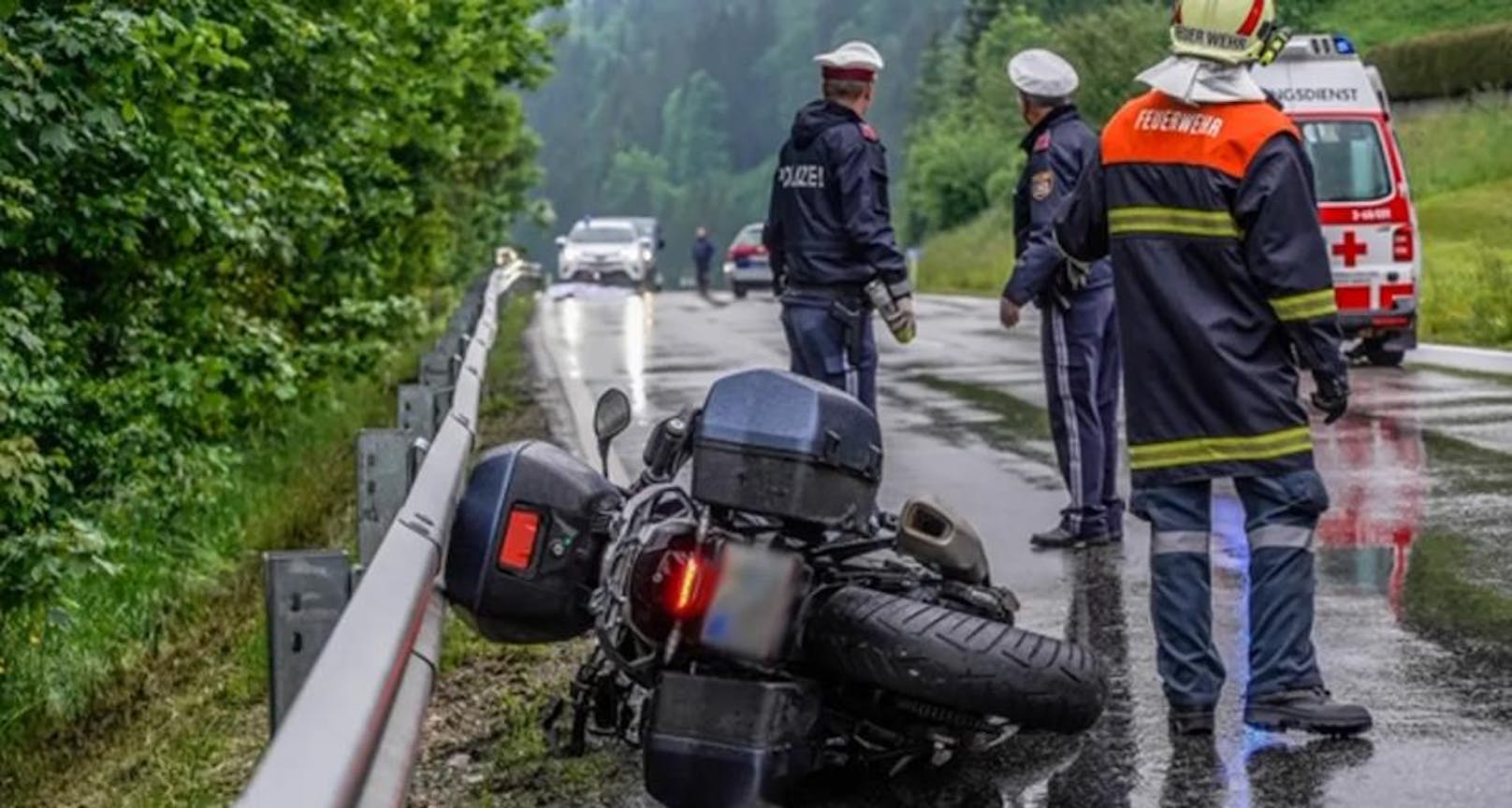 Tödlicher Motorradunfall im Bezirk Scheibbs.