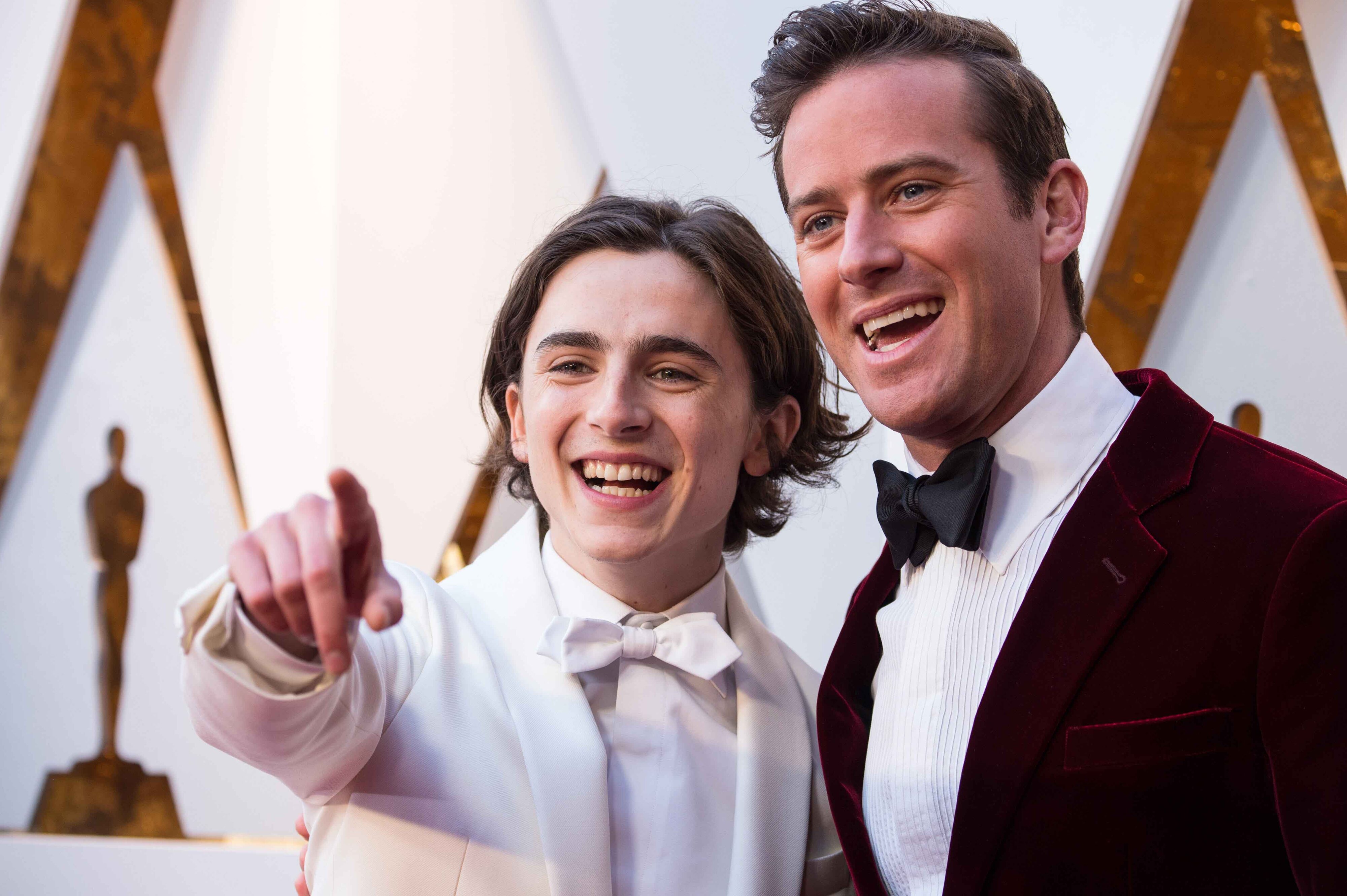 Timothee Chalamet, Armie Hammer