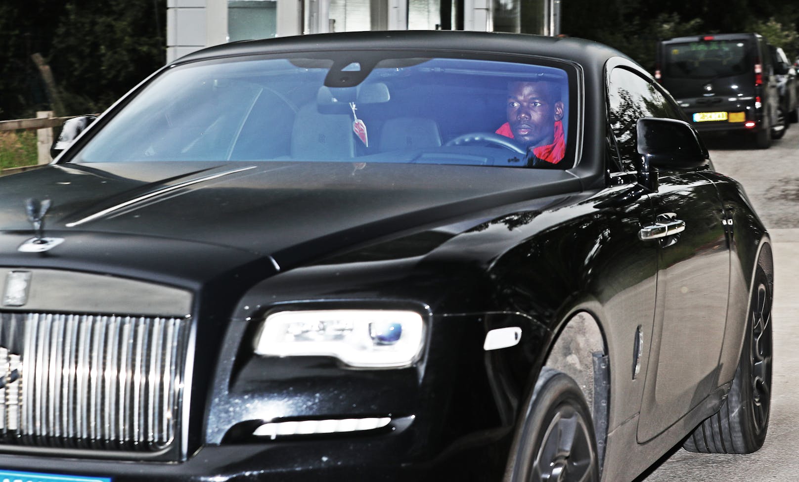 Paul Pogba in seinem Rolls Royce.