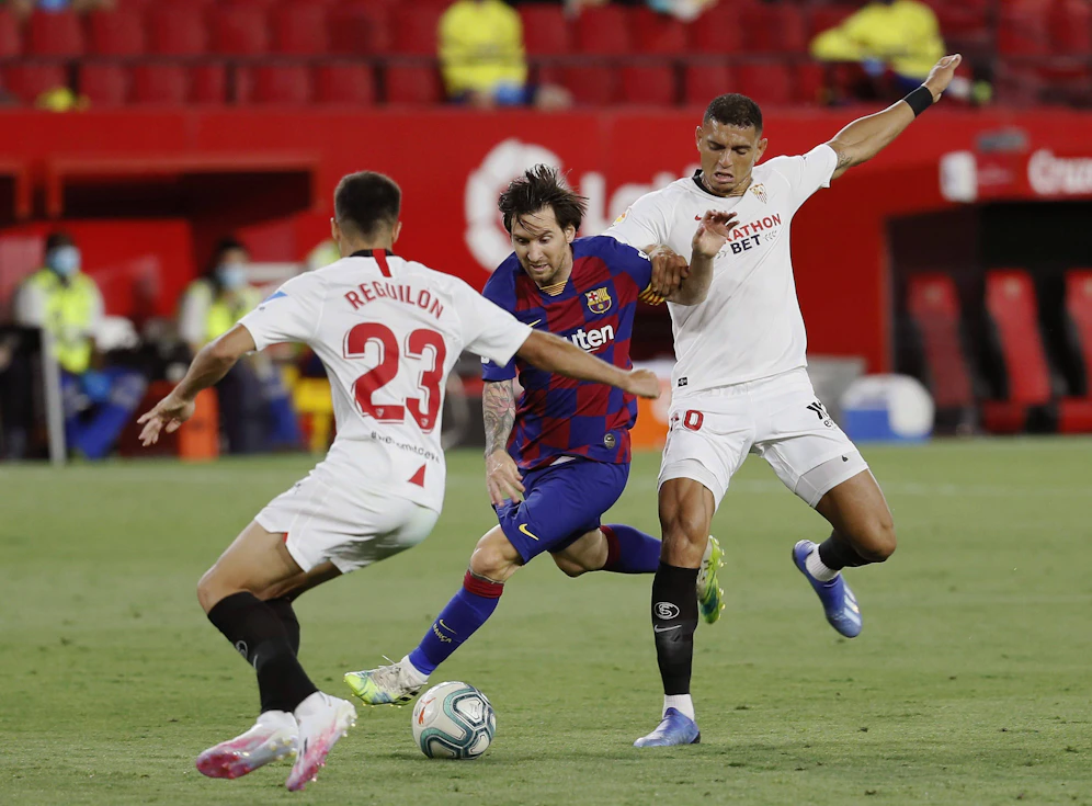 Lionel Messi konnte gegen Sevilla nicht zaubern.