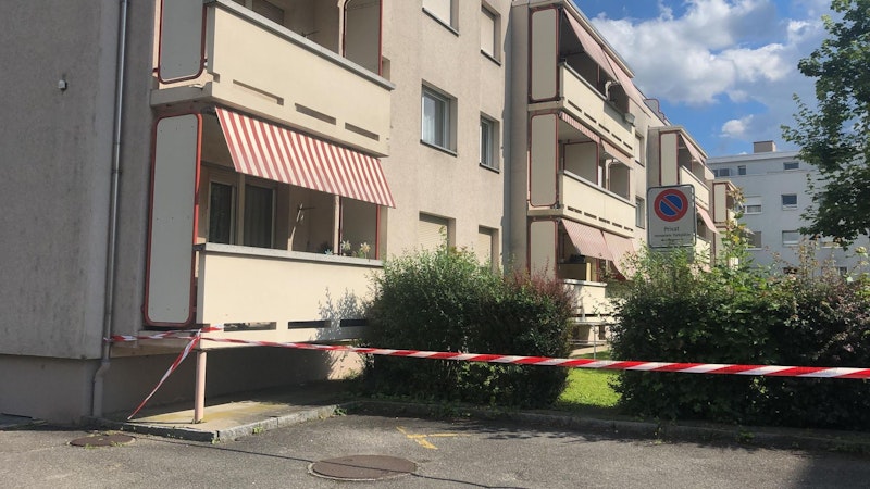 Der Tatort liegt an der&nbsp;Muttenzerstrasse in Pratteln im Kanton Basel-Landschaft