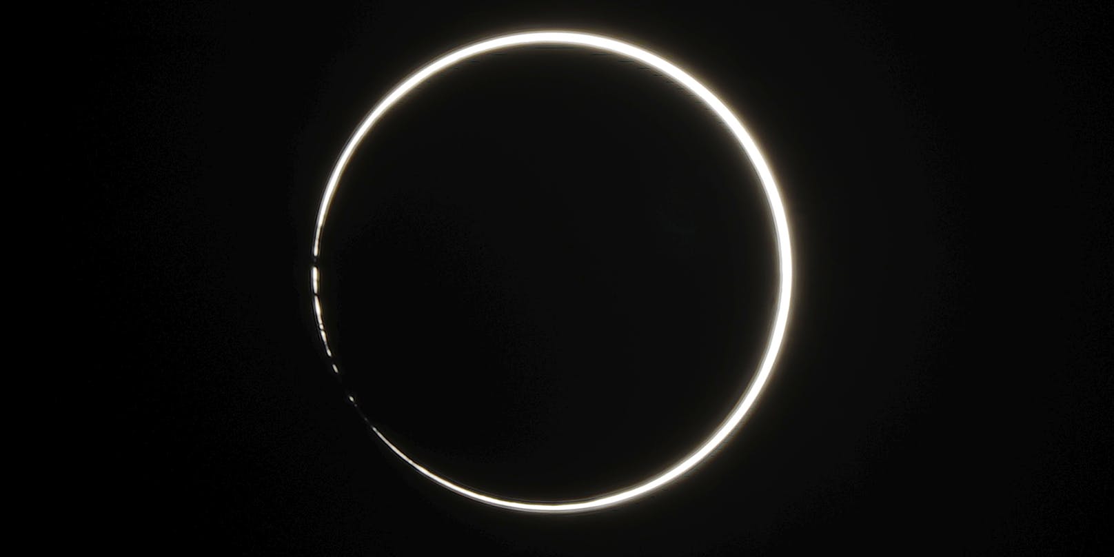 Ringförmige Sonnenfinsternis am 21. Juni 2020. Das Foto wurde auf der südjapanischen Insel Ishigaki nahe Taiwan aufgenommen.