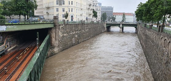 Der Wienfluss.