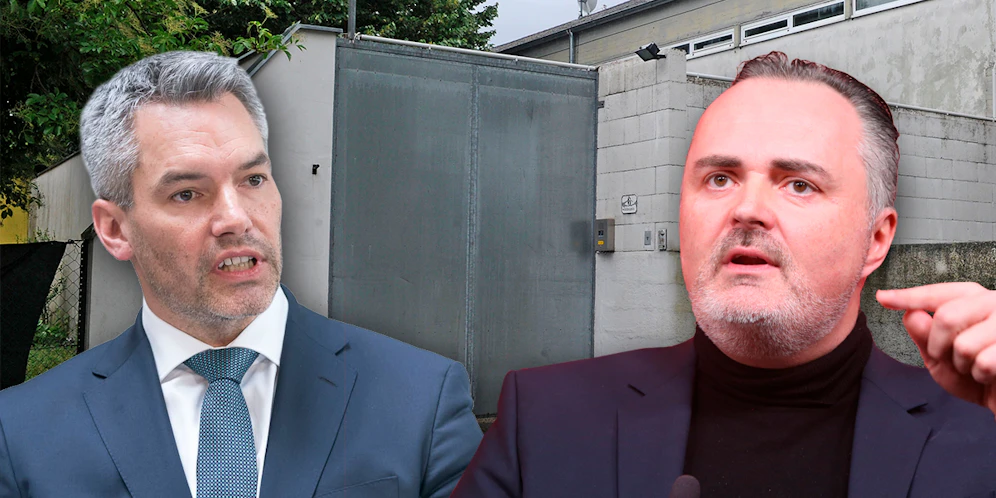 Hans Peter Doskozil (SP, r.) liegt mit Innenminister Karl Nehammer (VP, l.) im Asyl-Clinch.