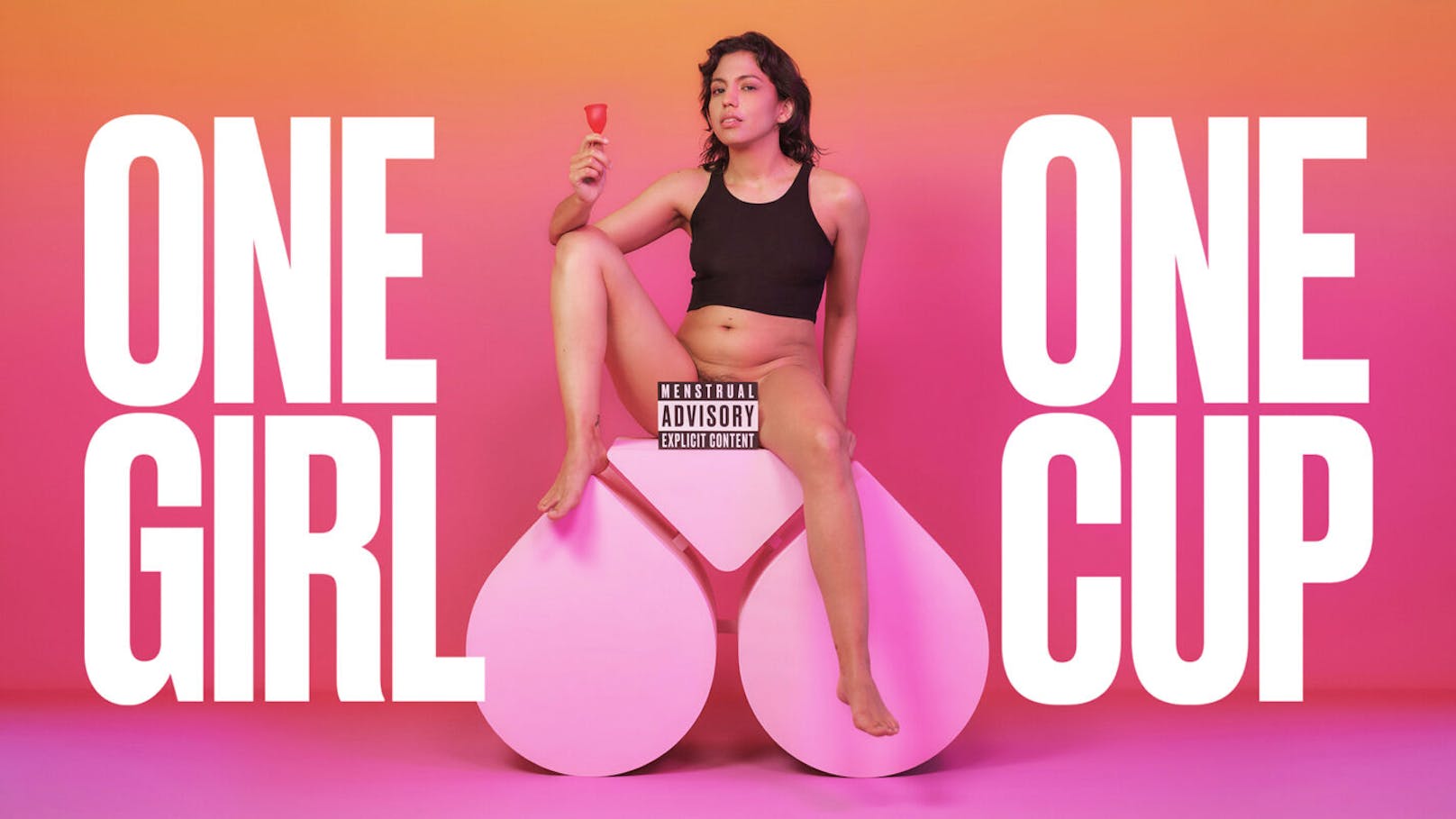 Mit der Kampagne "One Girl One Cup" wirbt The Female Company für seine Menstruationsbecher auf Pornhub.<br>